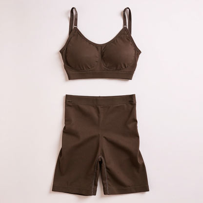 Contour Flex Bra & High-Waist Shorts Set