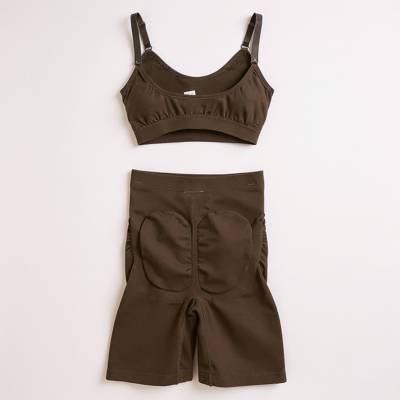 Contour Flex Bra & High-Waist Shorts Set