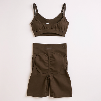 Contour Flex Bra & High-Waist Shorts Set