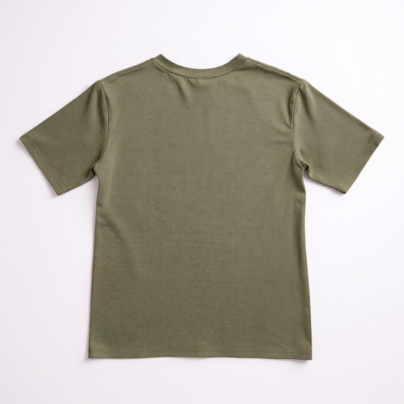"Flawless in Every Size" Longline T-Shirt – Khaki Green