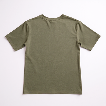 "Flawless in Every Size" Longline T-Shirt – Khaki Green