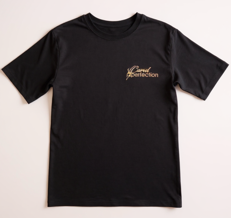 "Perfection Is Being You" Longline T-Shirt – Black