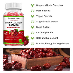 High Potency Iron & Calcium Gummies