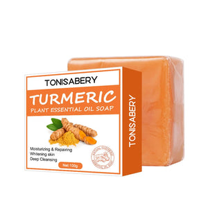 Open image in slideshow, Natural Turmeric Essential Oil Soap
